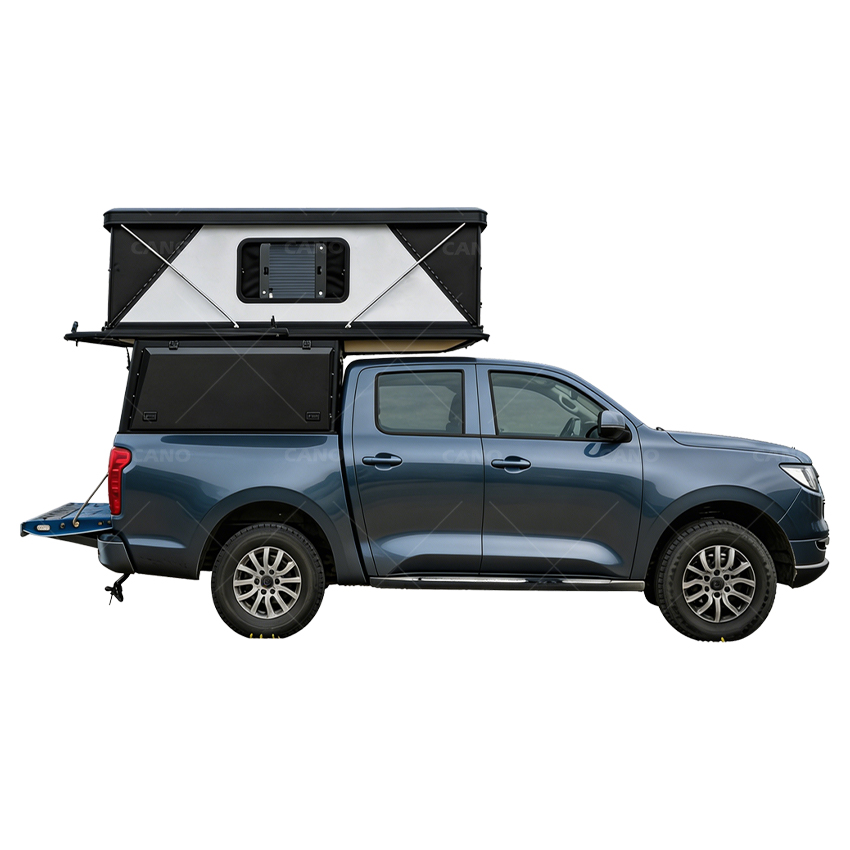 Pop-Up Hard-side Pickup Truck Camper is compatible with Ford F-150，Chevrolet Silverado 1500